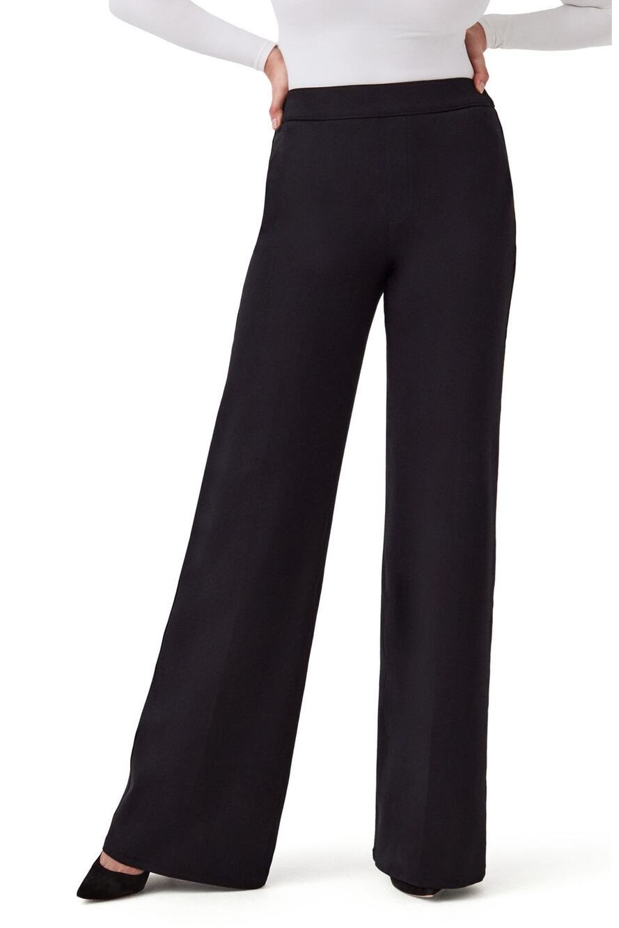 NWT Spanx Supersmooth Perfect Fit Ponte Wide Leg Pant Size Small
